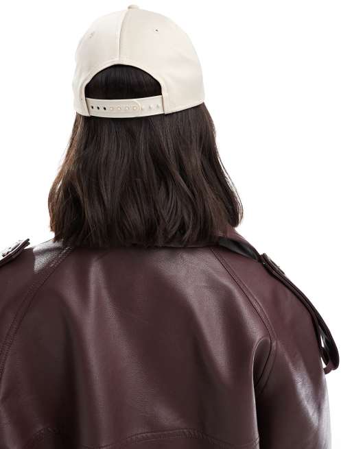 New Era – LA Dodgers – 9forty – Beige keps i satin, 3 av 3