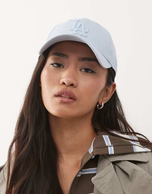 New Era - LA Dodgers 9forty - Blå kasket med metallisk logo, 3 af 3