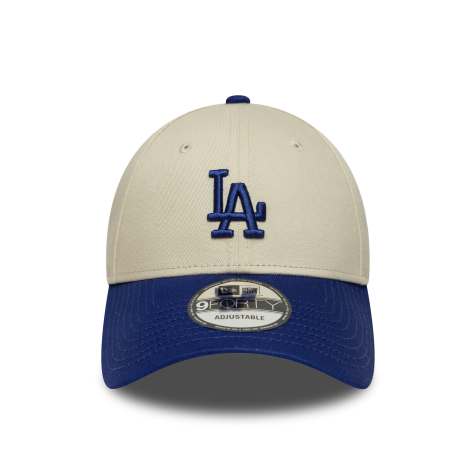 New Era - LA Dodgers 9forty - Blå og hvid kasket med skygge i kontrast - view 1