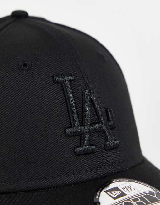 New Era LA Dodgers 9FORTY ブラックキャップ 9FORTY ロサンゼルス・ドジャース ブラック × ブラック
