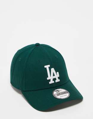 New Era New Era LA Dodgers 9forty cap in forest green