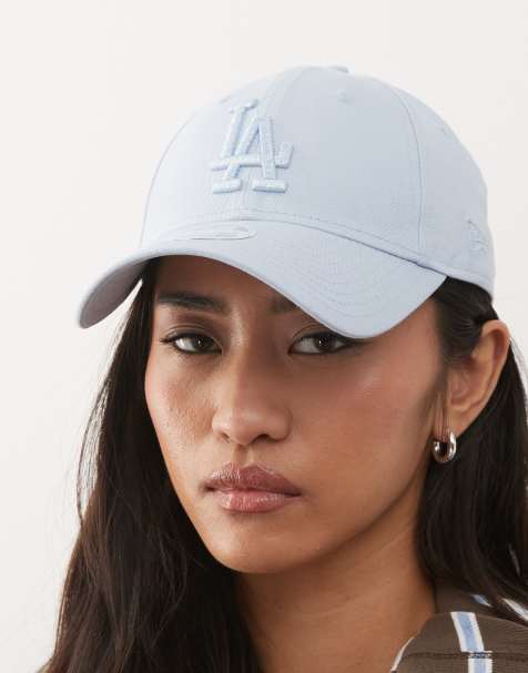 New Era LA Dodgers 9forty cap with metallic logo in blue - view 1