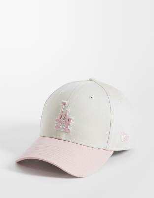 New Era - LA Dodgers 9forty - Casquette à visière contrastante - Multicolore