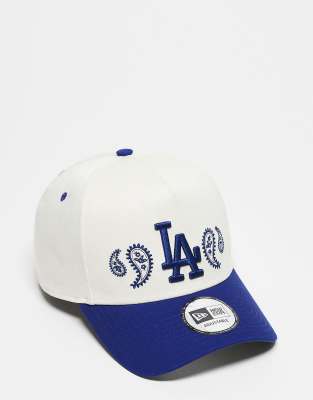 New Era New Era LA Dodgers 9forty contrast peak cap in multi