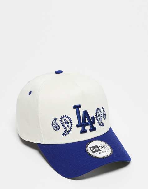 New Era LA Dodgers 9Forty contrast peak cap in multi - view 1