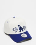 [New Era] New Era LA Dodgers 9Forty contrast peak cap in multi One Size MULTI