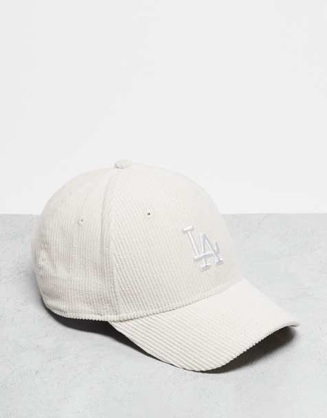 New Era LA Dodgers 9forty cord cap in beige - view 1