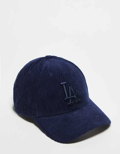 New Era LA Dodgers 9forty cord cap in navy - view 1
