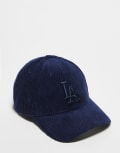 [New Era] New Era LA Dodgers 9Forty cord cap in navy-Blue One Size NAVY