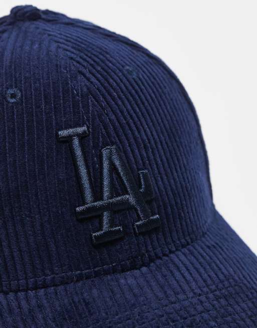 New Era LA Dodgers 9forty cord cap in navy, 3 of 3