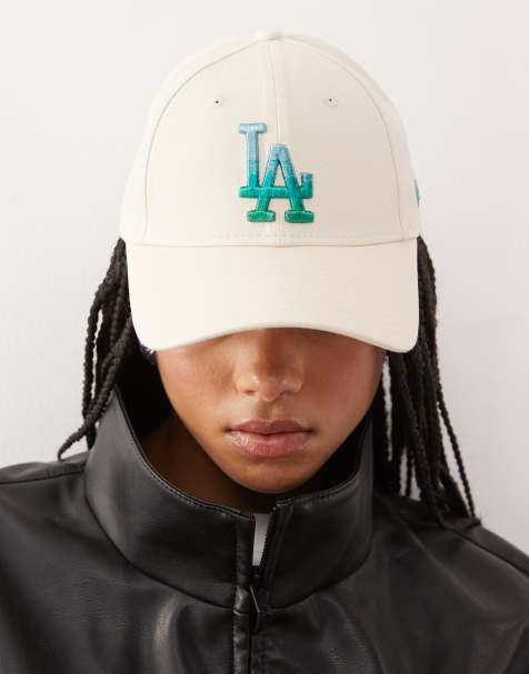 New Era - LA Dodgers 9forty - Cremehvid kasket til kvinder med metallisk logo - view 1