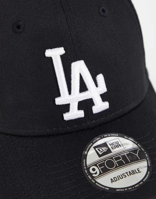 New Era – LA Dodgers 9forty – Czarna czapka z daszkiem, 2 z 4
