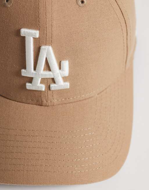 New Era – LA Dodgers 9forty – Damen-Kappe aus Leinen in Beige, 3 von 3