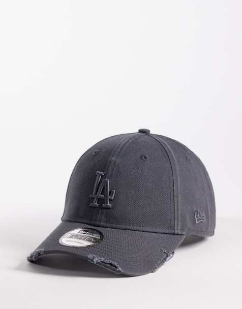 New Era - LA Dodgers - 9Forty - Distressed pet in grijs met wassing - view 1