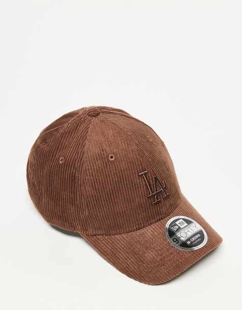 New Era – LA Dodgers 9FORTY – Kappe aus Cord in Braun - view 1