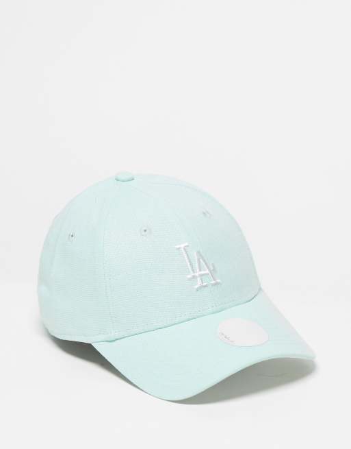 New Era – LA Dodgers – 9Forty – Kappe aus Leinen in Minzgrün