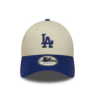 New Era - LA Dodgers - 9Forty - Kappe in Blau/Weiß mit Kontrast-Krone-Bunt