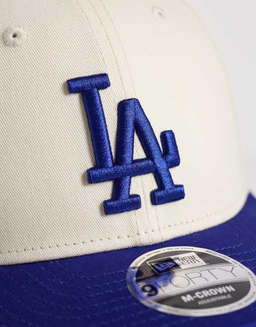 New Era – LA Dodgers 9Forty – Kappe in Cremeweiß/Blau mit mittelhoher Krone, 2 von 3