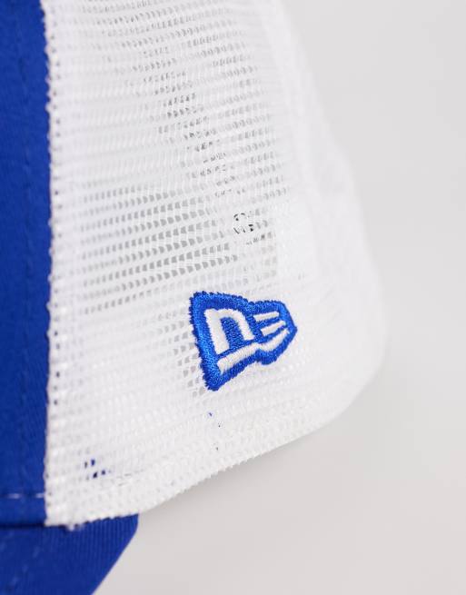 New Era LA Dodgers 9forty league essential trucker cap in blue/white, 2 of 3