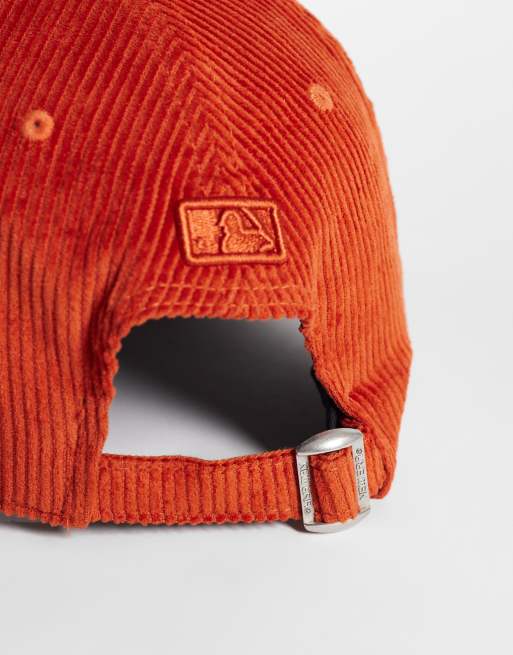 New Era LA Dodgers 9forty tonal cord-kasket i orange, 3 af 3