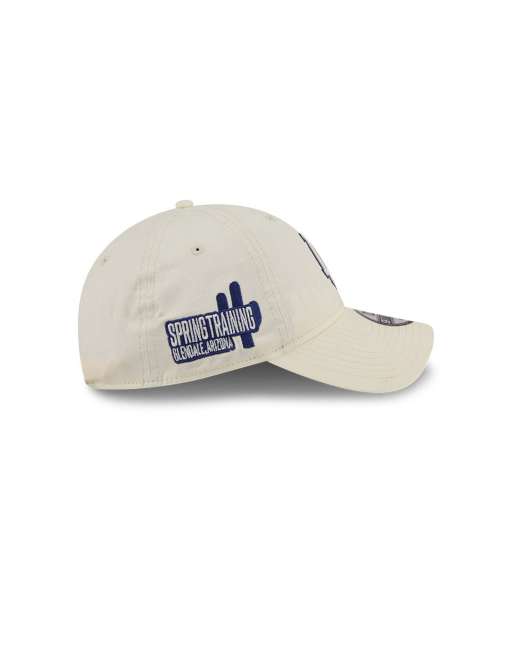 New Era - LA Dodgers 9twenty - Cappellino bianco con logo ed etichetta laterale, 5 di 6