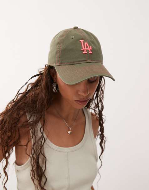 New Era - LA Dodgers 9twenty - Cappellino kaki con cuciture a contrasto - view 1