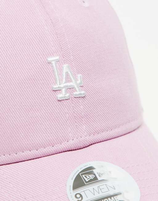 New Era - LA Dodgers 9twenty - Cappellino rosa slavato con logo piccolo, 2 di 4