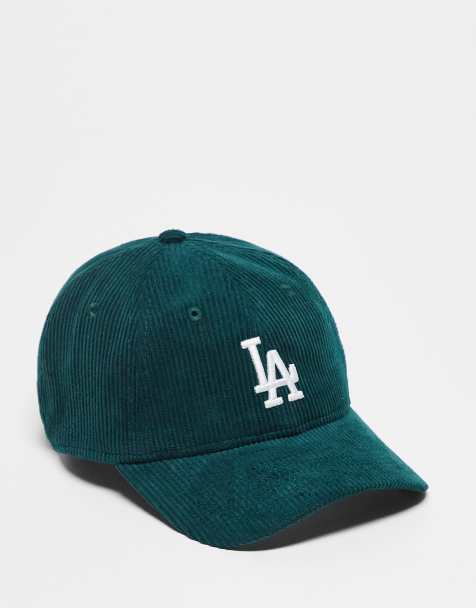 New Era – LA Dodgers 9twenty – Ciemnozielona sztruksowa czapka z daszkiem - view 1