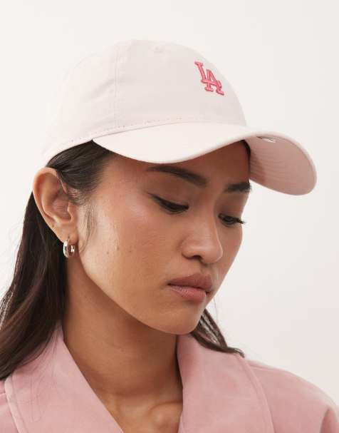 New Era LA Dodgers 9twenty mini logo cap in pink - view 1
