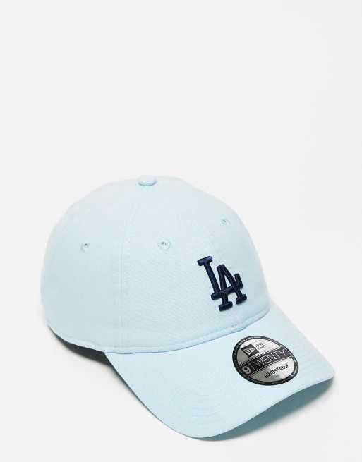 New Era - LA Dodgers - 9TWENTY - Pet met linnen in blauw