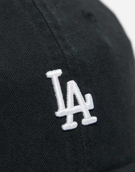 New Era - LA Dodgers - 9twenty - Pet zonder structuur met mini logo in zwart met wassing, 2 van 3
