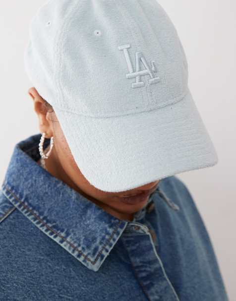 New Era LA Dodgers 9Twenty unstructured towelling cap in blue - view 1