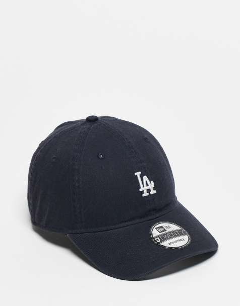 New Era LA Dodgers 9Twenty washed cotton cap in black - view 1