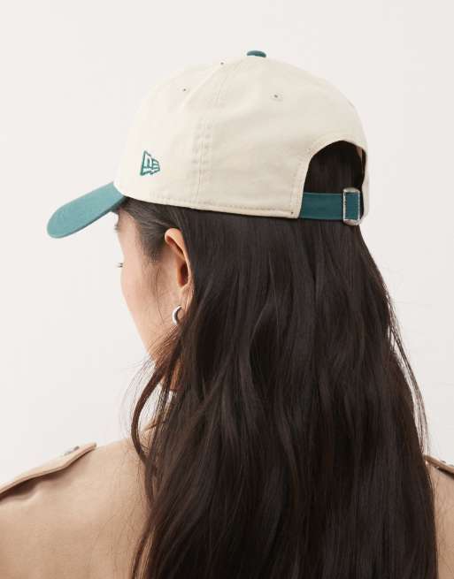 New Era LA Dodgers 9twenty womens mini logo cap with contrast peak in multi, 2 of 3
