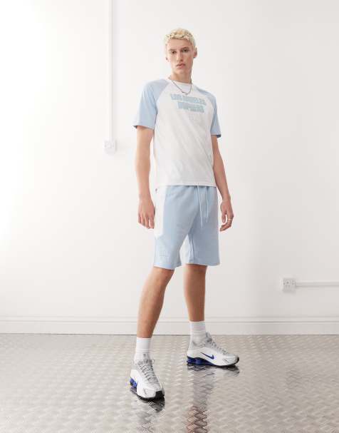 New Era – LA Dodgers – Blå, flerfärgade shorts med raglandetaljer, del av set - view 1