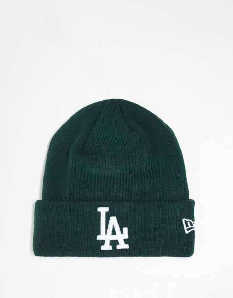 New Era LA Dodgers cuff beanie in dark green - view 1