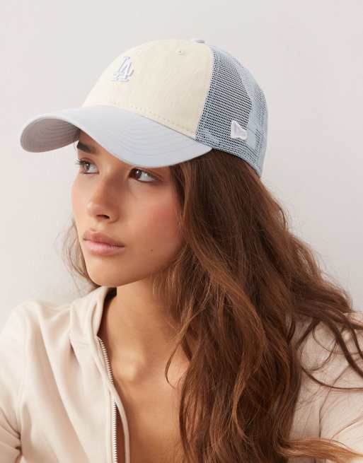 New Era – LA Dodgers – Czapka trucker z kontrastowym niebieskim daszkiem, 3 z 3