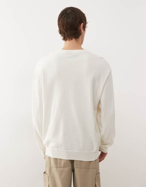 New Era - LA Dodgers Essential - Maglione girocollo bianco sporco, 3 di 5