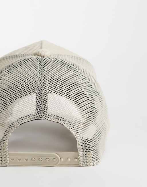 New Era LA Dodgers fløjls-trucker-kasket i neutral, 3 af 3