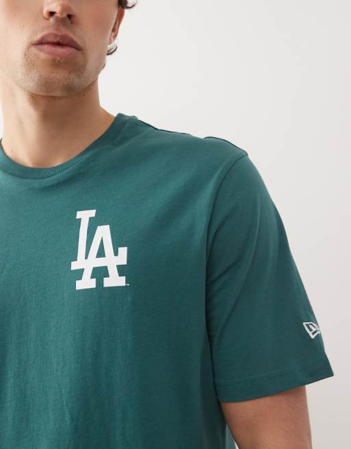 New Era – LA Dodgers – Grön t-shirt i regular fit med tryck baktill, 5 av 5