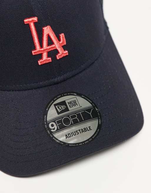 New Era LA Dodgers homefield 9forty trucker cap in black