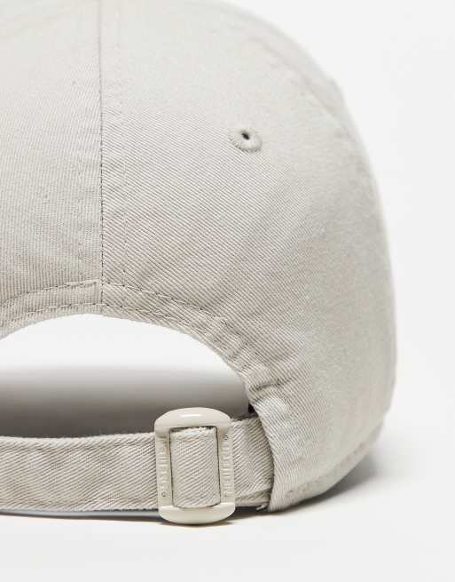 New Era LA Dodgers mini logo 9twenty cap in beige | ASOS