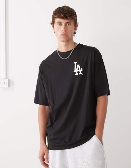 Tシャツ・カットソー New Era MLB LA Dodgers Cheer Food T-Shirt Black MLB Cheering Food LA Dodgers T-Shirt | New Era Cap UK