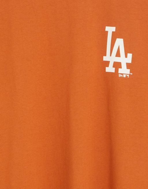 New Era LOS ANGELES DODGERS OVERSIZED TEE Orange - ORANGE