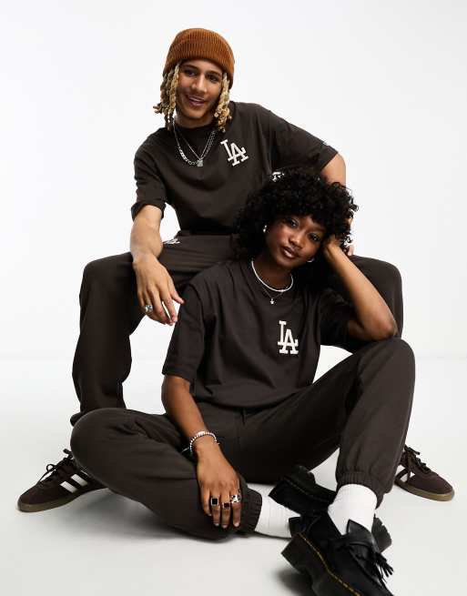 New Era - LA Dodgers - T-shirt unisexe - Marron