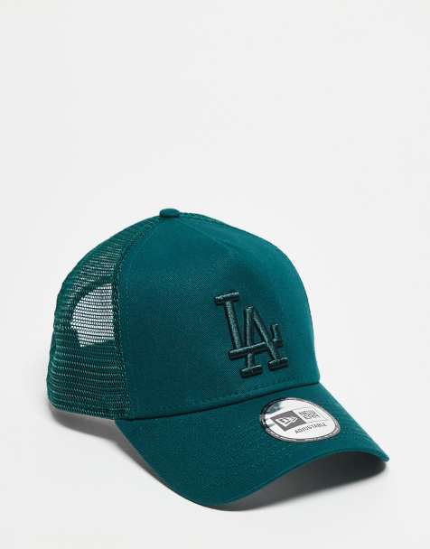 New Era - LA Dodgers - Truckerpet in groenblauw - view 1