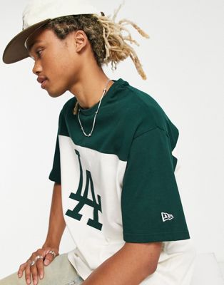 NEW ERA CAP New Era LA Dodgers Archive Patch T-Shirt In Off White Exclusive  To ASOS for Men
