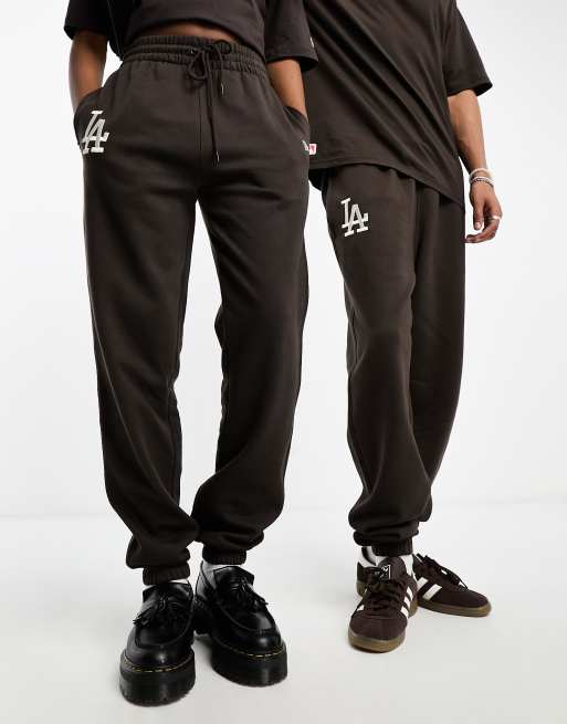New Era - LA Dodgers - Uniseks joggingbroek in bruin