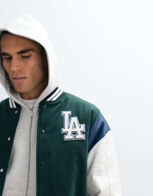 New Era - LA Dodgers - Varsity jack van wolmix in groen multi, 3 van 5