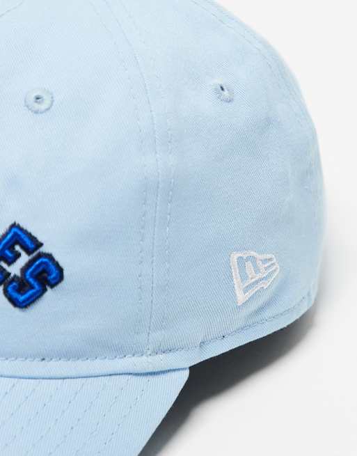 New Era LA Dodgers wordmark 9twenty cap in light blue, 2 of 3